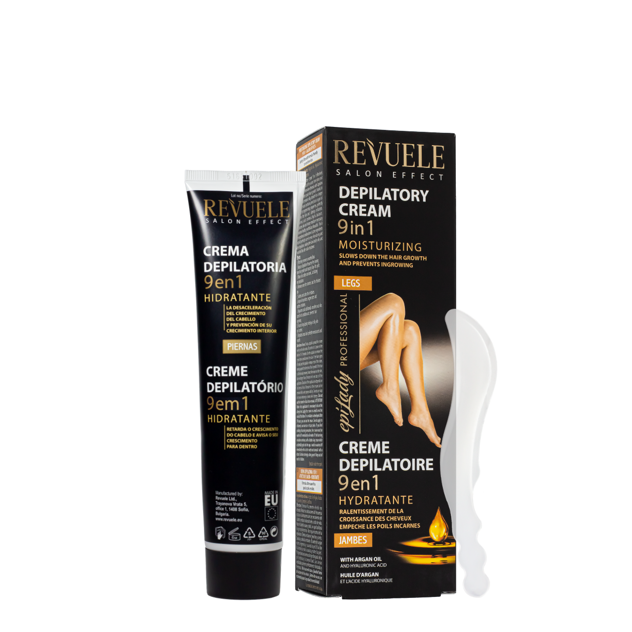Зволожуючий крем для депіляції Revuele 9 в 1 «Салонний ефект», 125 мл, фото 1