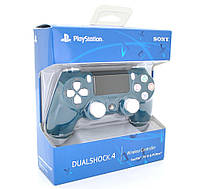 Геймпад джойстик DoubleShock Voltronic PS4 Wireless SONY PlayStation DUALSHOCK 4 Blue-White