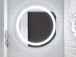 Дзеркало Turister кругле 80 см з подвійною LED-підсвіткою без рами (ZPD80) SC, код: 6656348