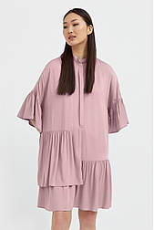 Літнє плаття міді Finn Flare FSC110221-808 рожевий XS