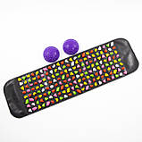 Масажний ортопедичний килимок для дітей + напівсфера масажний масажер для ніг 2шт OSPORT Set 72 (n-0102) Фіолетовий, фото 2