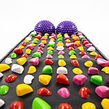 Масажний ортопедичний килимок для дітей + напівсфера масажний масажер для ніг 2шт OSPORT Set 72 (n-0102) Фіолетовий, фото 3