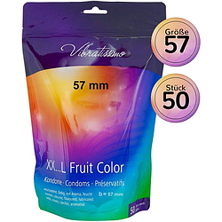 Презервативи Amor Vibratissimo XX ... L Fruit Color, 57 мм, 50 шт.
