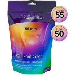 Презервативи Amor Vibratissimo XX ... L Fruit Color, 55 мм, 50 шт.