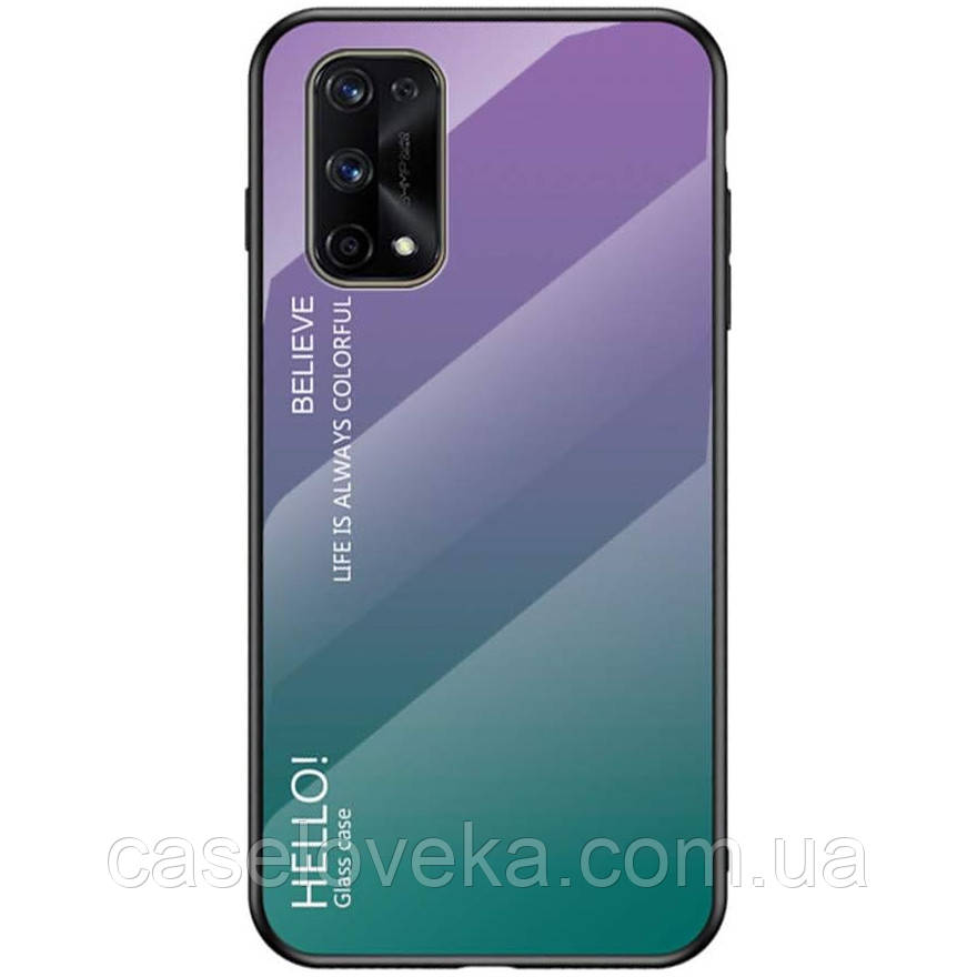 Чохол для Realme 7 Pro "Hello Purple-Green"