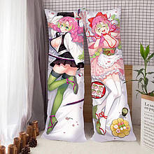 Подушка обіймашка Аніме Дакімакура  Anime Girl Плюшева подушка з малюнком розмір 130*40 см