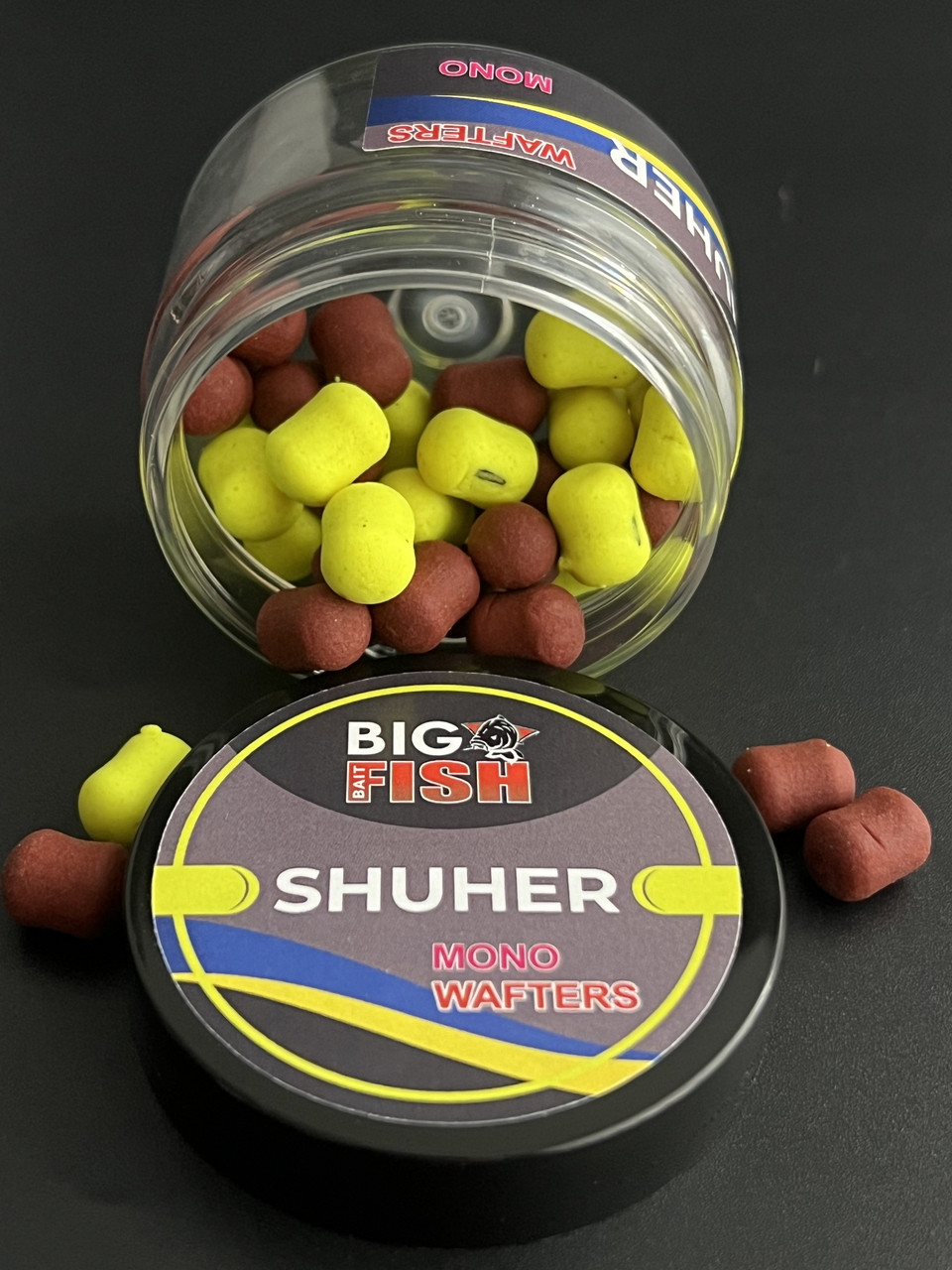 Вафтерс Моно Shuher, Squid - Scopex (дамблс 8*12 мм), в банці два кольори