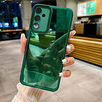 Силіконовий чохол Solid Color із захистом камери Samsung A54 Green