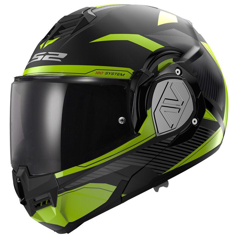 Мотошолом LS2 FF906 Advant Revo Black HI-Vis Yellow