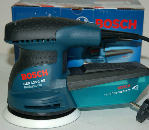 Акція! Шліфмашина ексцентрикова Bosch GEX 125-1 AE, (0601387500)