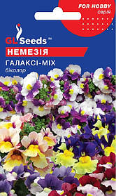 Немезія Галаксі мікс насіння (0,15 г) біколор, For Hobby, TM GL Seeds