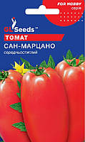 Томат Сан-Марцано семена (0,1 г) среднеспелый красный низкорослый, For Hobby, TM GL Seeds