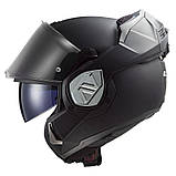 Мотошолом LS2 FF906 Advant Solid Matt Black, фото 3