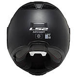 Мотошолом LS2 FF906 Advant Solid Matt Black, фото 4