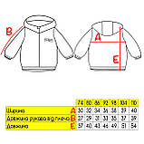 Дитяча курточка вітровка Малюнки на рожевому розмір 74, фото 10