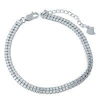 Серебряный браслет SIlverStore с фианитами, вес изделия 5,45 гр (1580042) 1720 размер