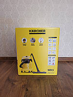 Профессиональный пылесос Karcher WD 3 для сухой и влажной уборки (1.629-801.0)