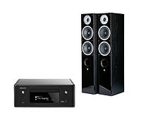 Музыкальный центр Denon RCD-N10 Black + Wilson RAPTOR 5 Black