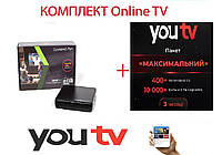 Смарт Тв приставка (SMART BOX) OZONE HD FUN 4 \ 32 + Подписка YouTV Тариф "Максимальный" на 3 мес.