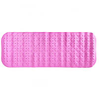 Килимок біля ванни на присосках MGZ-0901 (Pink) 35х95 см