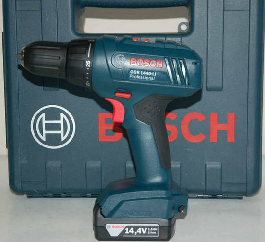 Акція! Акумуляторний шуруповерт Bosch GSR 1440-LI, (06019A8405)