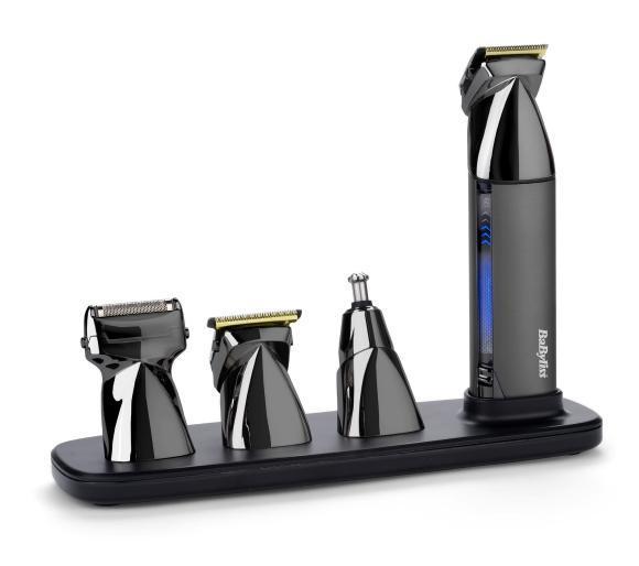 Тример для бороди та вусів BaByliss Super-X Metal Black Edition MT991E
