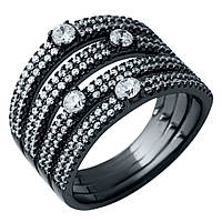 Серебряное кольцо SIlverStore с фианитами, вес изделия 8,08 гр (1915042) 18 размер