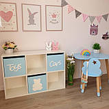 СТЕЛЛАЖ У ДИТЯЧУ КІМНАТУ НА 6 осередків, 3 ящики, фото 6