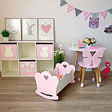 СТЕЛЛАЖ У ДИТЯЧУ КІМНАТУ НА 6 осередків, 3 ящики, фото 3