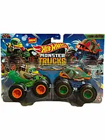 Набір з 2 машинок Хот Вілс Монстр Трак Hot Wheels Monster Trucks Demolition Doubles New for 2024 Duck N' Roll