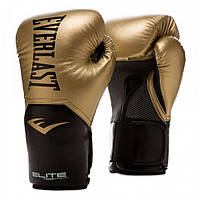 Боксерские перчатки ELITE TRAINING GLOVES Everlast 870294-70-15 золотой 14 унций, Vse-detyam