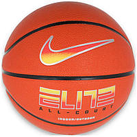 Мяч баскетбольный ELITE ALL COURT 8P 2.0 DEFLATED Nike N.100.4088.820.07 № 7, Vse-detyam