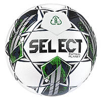 Мяч для футзала Futsal Planet v22 (327) Select 103346-327 бело-зеленый № 4, Vse-detyam