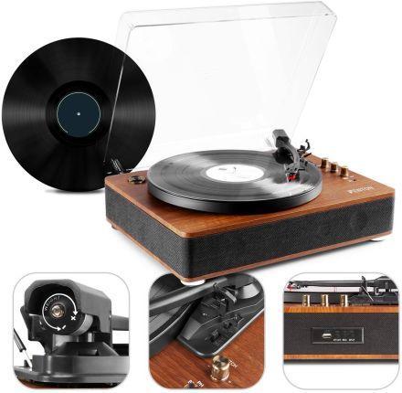 Програвач вінілових дисків Fenton HQ RP162D BT Wood