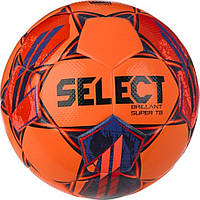 Мяч футбольный BRILLANT SUPER FIFA TB v23 Select 011496-035 оранжевый, красный № 5, Vse-detyam