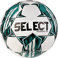 Мяч футбольный NUMERO 10 FIFA PRO v23 Select 367506-314 белый, зеленый № 5, Vse-detyam