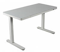 Регульований стіл Barsky StandUp white glass 120x60см BST-12