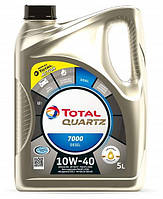 Моторное масло Total 10W-40 Quartz 7000 Diesel 5л масло для дизельного двигателя моторное масло для авто