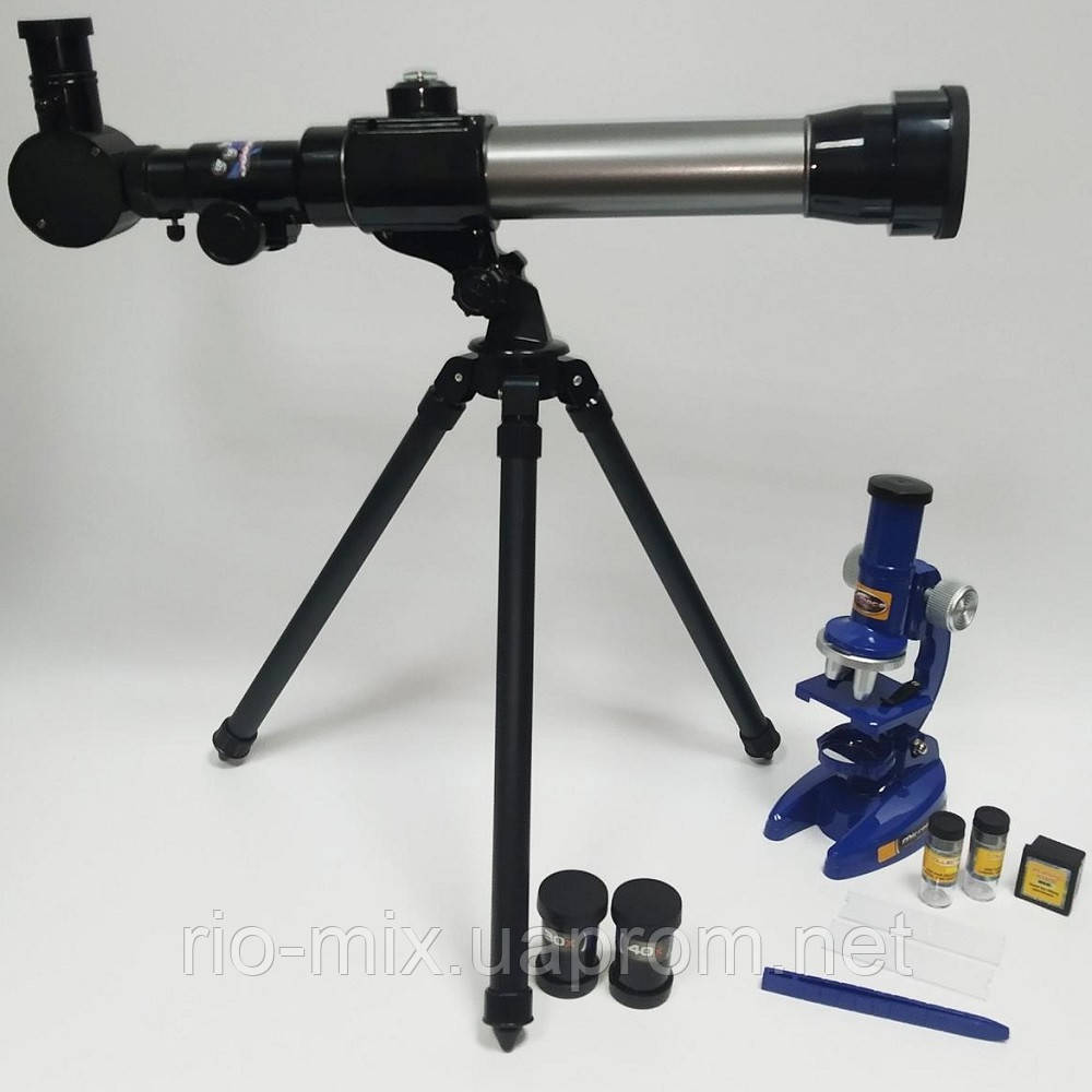 Дитячий набір Телескоп і Мікроскоп з Аксесуарами