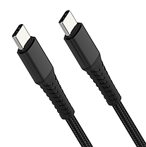 Кабель USB Gelius G-Power GP-UC103 Type-C/Type-C (1м) (60W) Black, фото 2