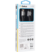 Кабель USB Gelius G-Power GP-UC103 Type-C/Type-C (1м) (60W) Black, фото 3