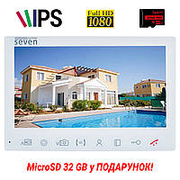 Видеодомофон 7 дюймов SEVEN DP 7575 FHD IPS white