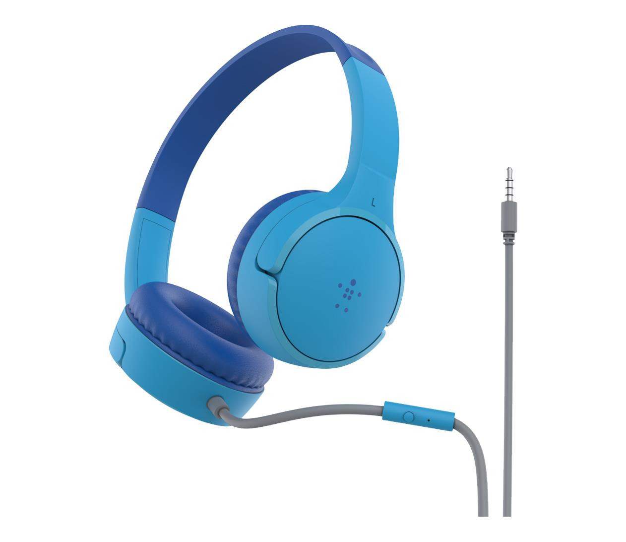 Навушники з мікрофоном Belkin SoundForm Wired On-Ear Kids Blue (AUD004BTBL)