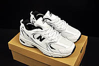 Мужские кроссовки New Balance Classics 530 черные, Кроссовки мужской нью Белленс кожаные New Balance