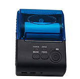 Мобільний принтер чеків bluetooth термопринтер для друку чековий принтер USB POS-5805DD, фото 9