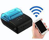 Мобільний принтер чеків bluetooth термопринтер для друку чековий принтер USB POS-5805DD, фото 6