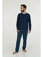 Мужская пижама брюки хлопок Gofre MPK 0180/01/03 темно-синий M