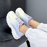 Кросівки фіолетові жіночі кроси бузкові спортивні літні омбре 36 37 38 39