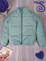 Женская куртка Sophie еврозима салатового цвета Размер S