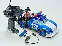 Машинка на радиоуправлении Star toys "Robocar poly" синяя 3112A